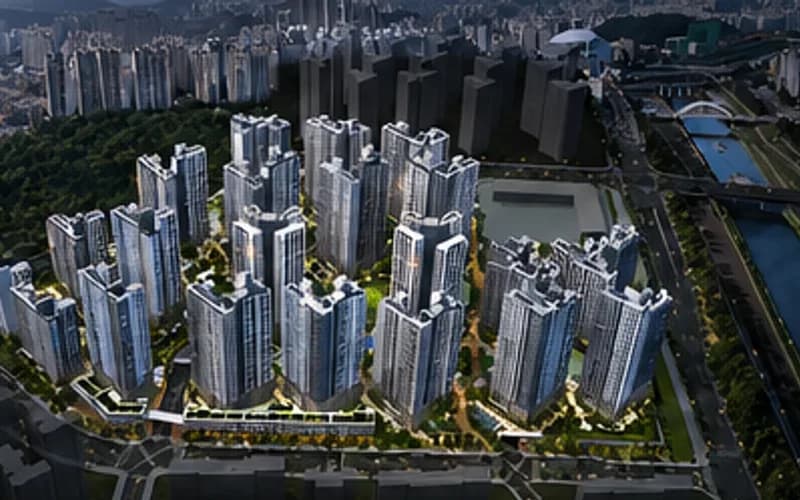 광명 철산자이 더 헤리티지 조감도